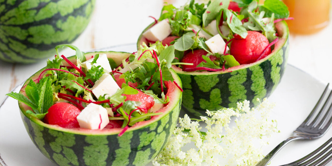 Sommerlicher Melonensalat