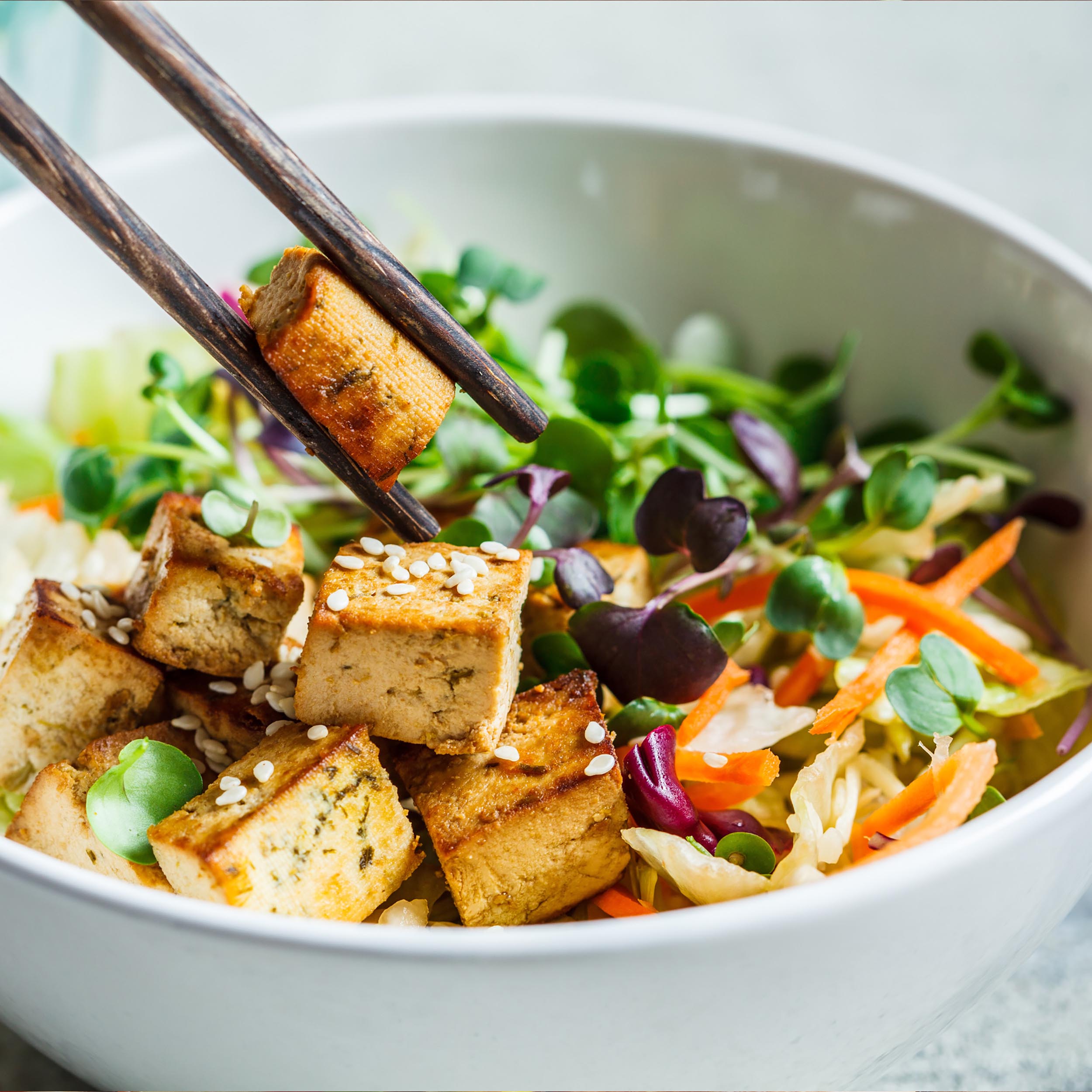 Bunter Salat mit Tofu | efko