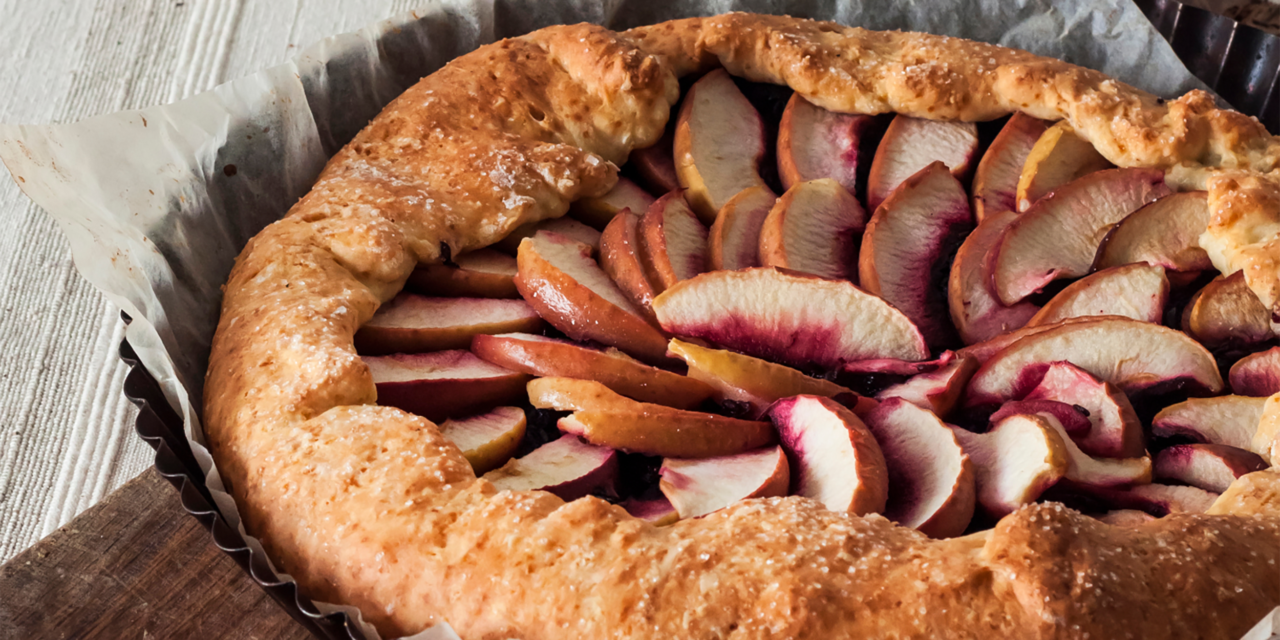 Apfel-Galette mit Holler Röster