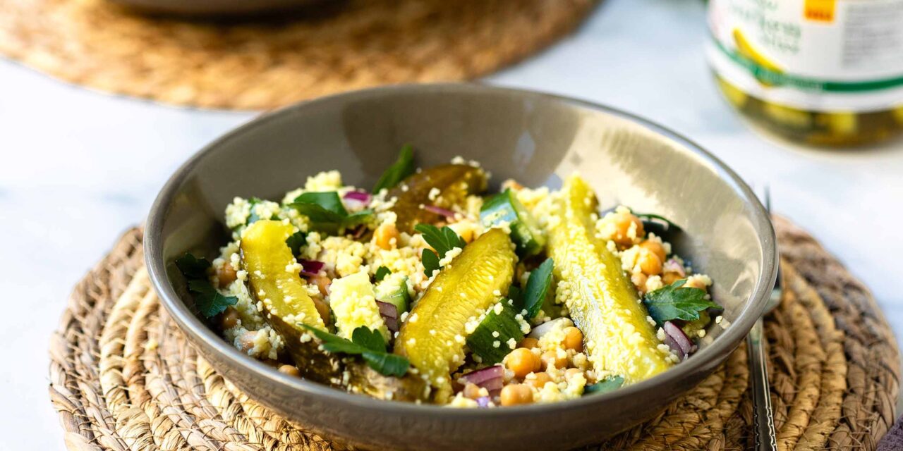 Gurken Stixx Couscous Salat